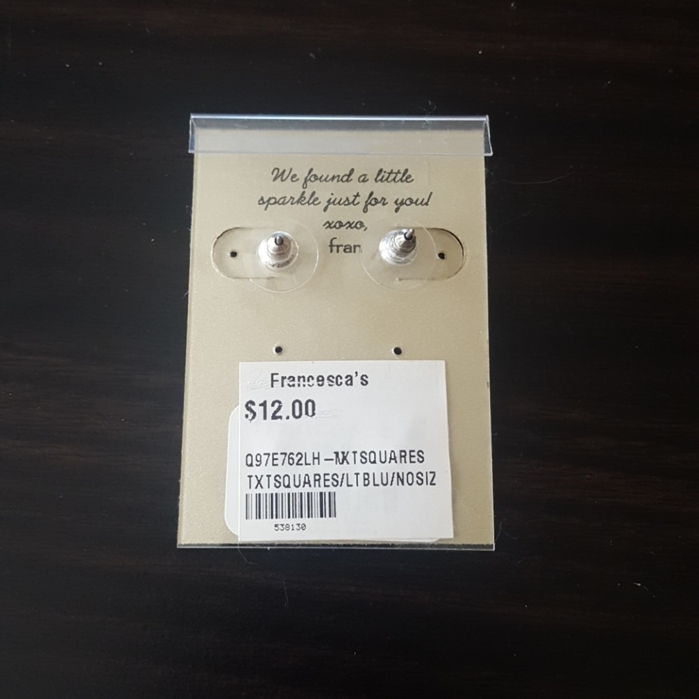 Francescas blue earrings - Picture 2 of 2